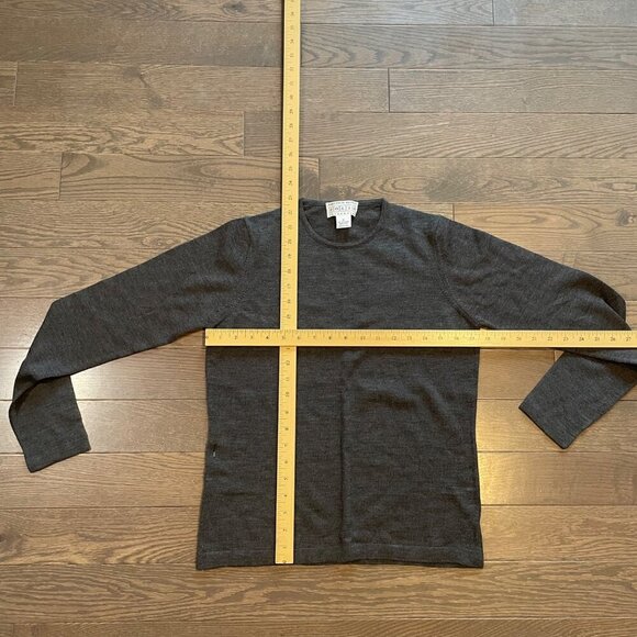 Saks Fifth Avenue Folio Collection Sweater, 100% Extrafine Merino Wool, Size M - Picture 4 of 8